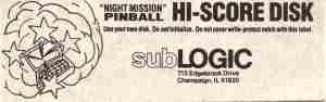 Hi Score Disc label